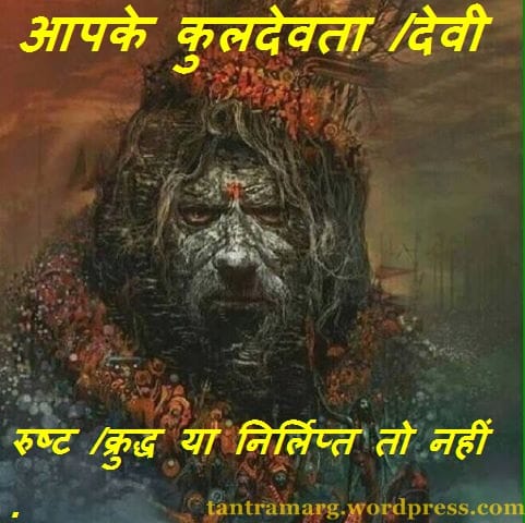 कुलदेवता /देवी रुष्ट तो नहीं हैं ?