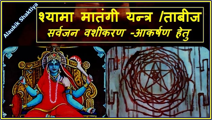 श्यामा मातंगी महावशीकरण मंत्र /कवच